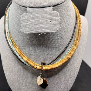 Aero 5 strand choker necklace